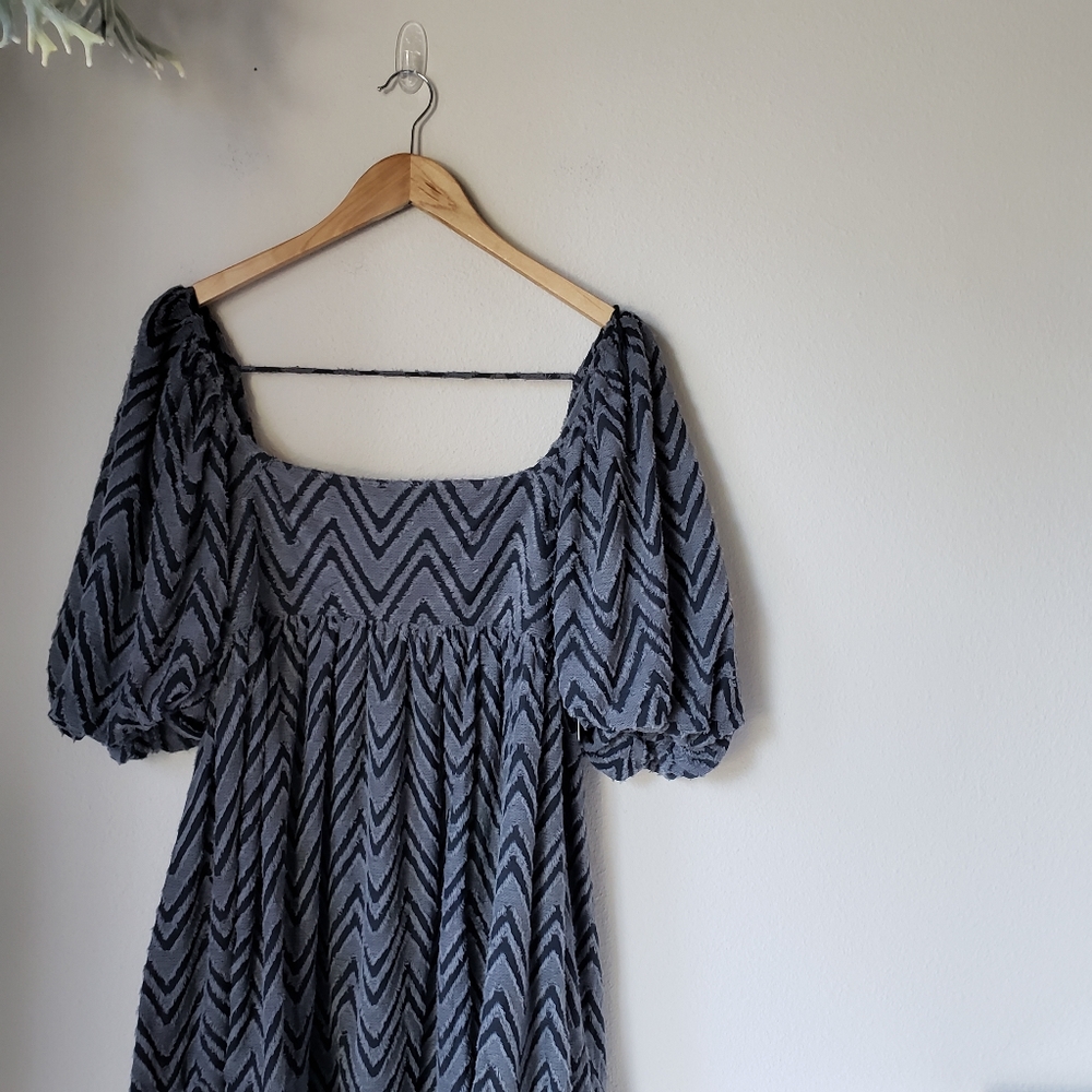 ❗SOLD OUT❗Free People | [Black] Wavy Baby Tunic Dress - Picture 14 of 16